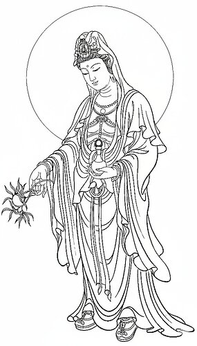 觀世音菩薩立姿